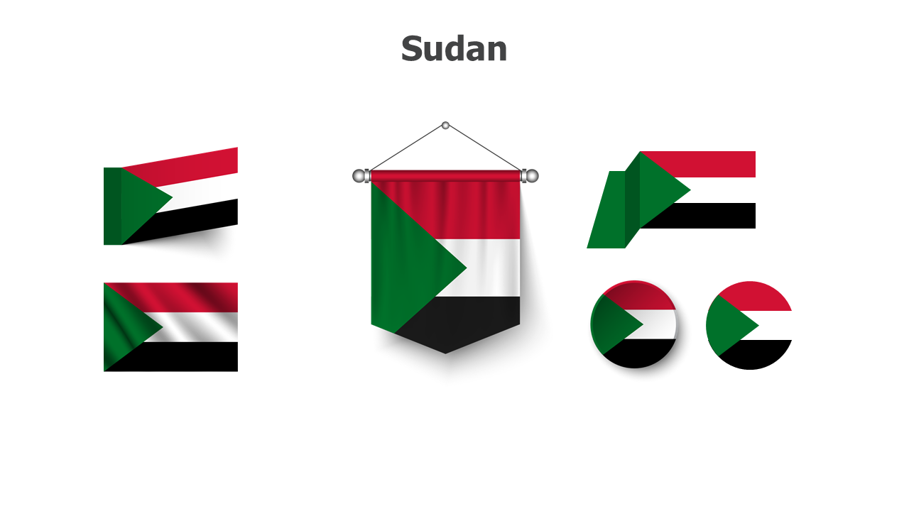 Flag,editable flags,Powerpoint,infographics,slides,Templates,Sudan