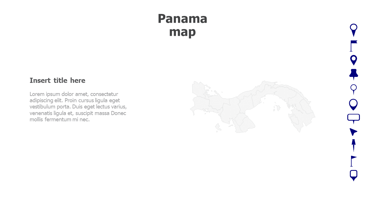 Map,Editable map,pins,countries,counties,infographics,continent,powerpoint,powerpoint infographics,Google slides,Keynote,Panama map