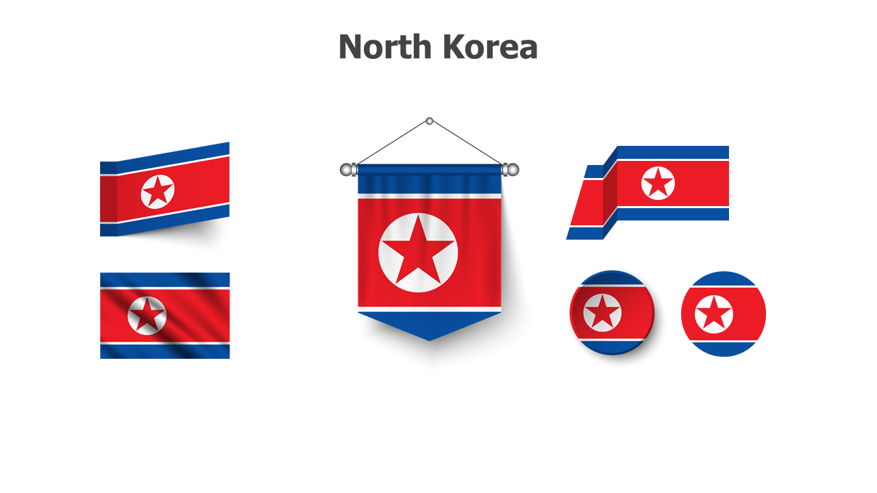 Flag,editable flags,North Korea