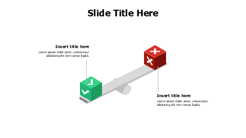 2 unbalanced 3D blocks wrong and correct infographic