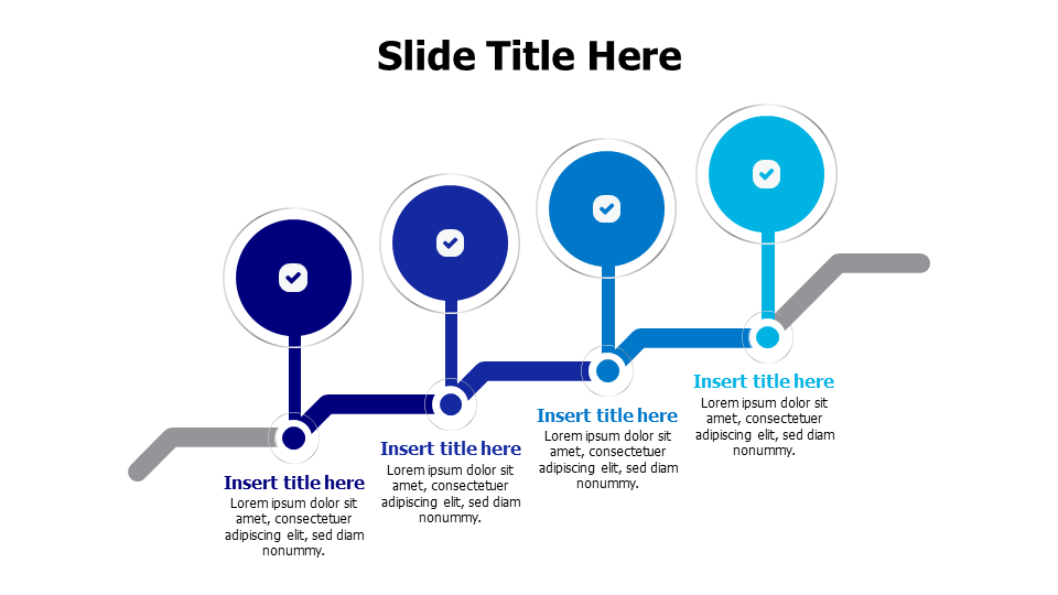 4 signs with stairs infographic