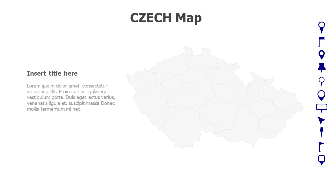 Map,Editable map,pins,countries,counties,infographics,continent,powerpoint,powerpoint infographics,Google slides,Keynote,CZECH