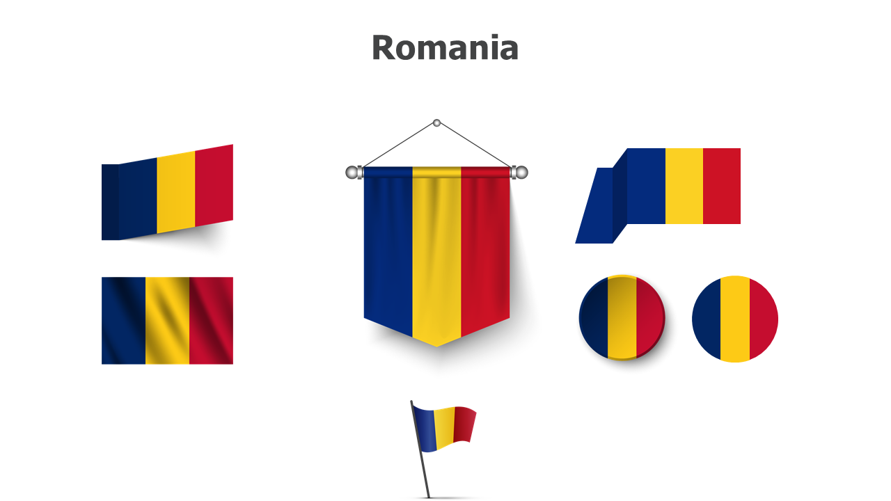 Flag,editable flags,Powerpoint,infographics,slides,Templates,Romania