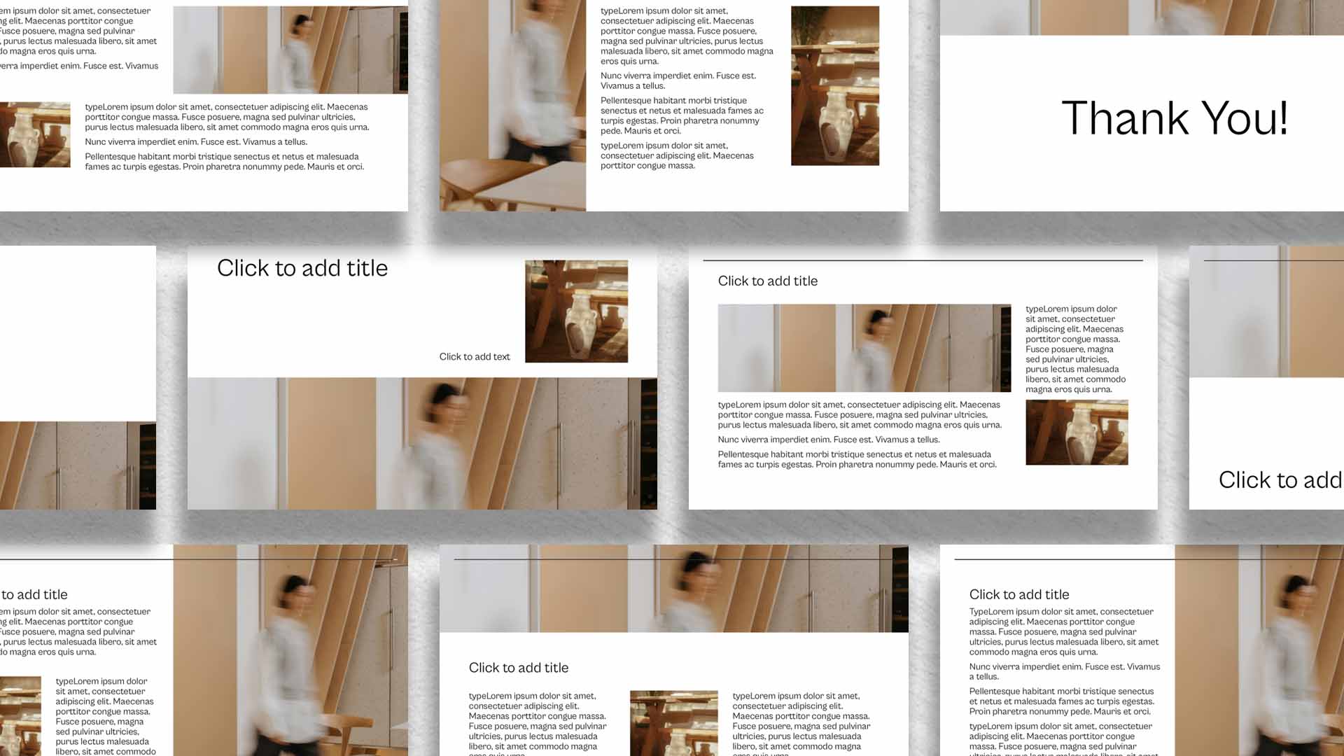 Clear Lines Theme PowerPoint Template