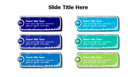 Six Point Hand Drawn Agenda Layout