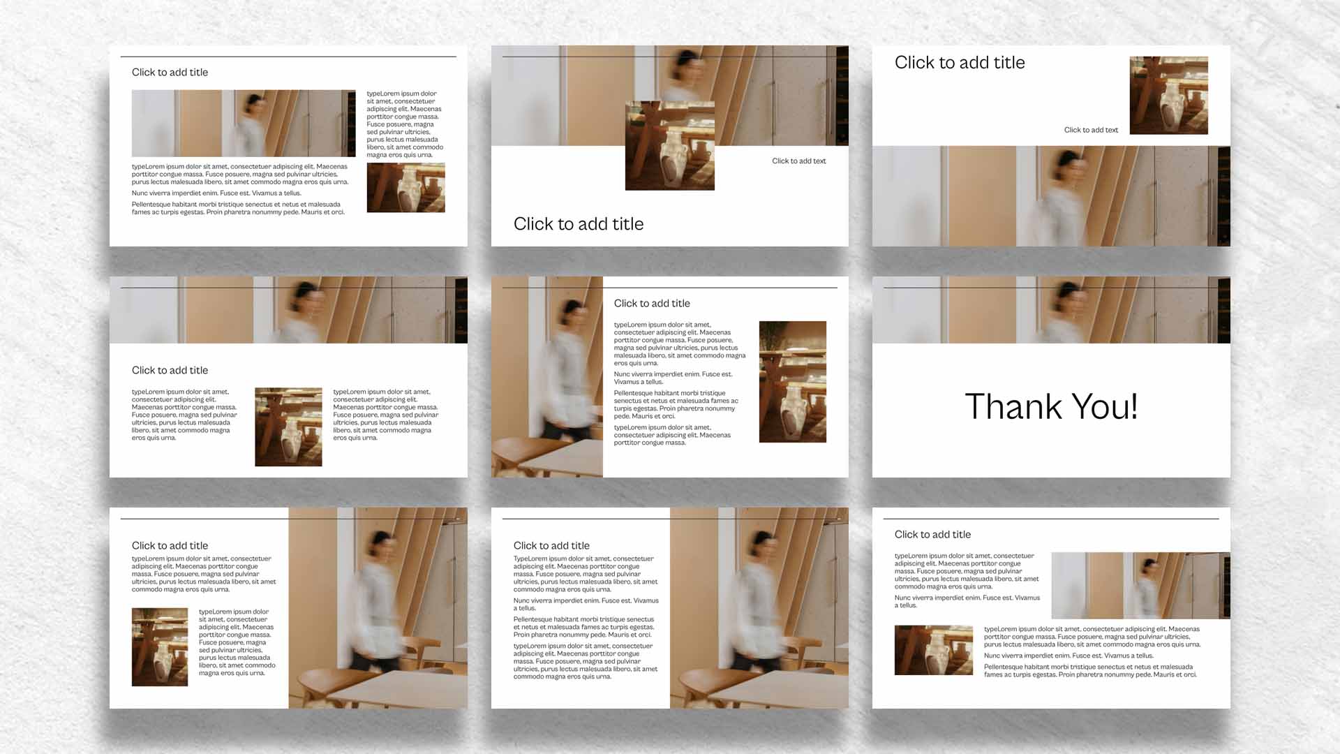 Clear Lines Theme PowerPoint Template