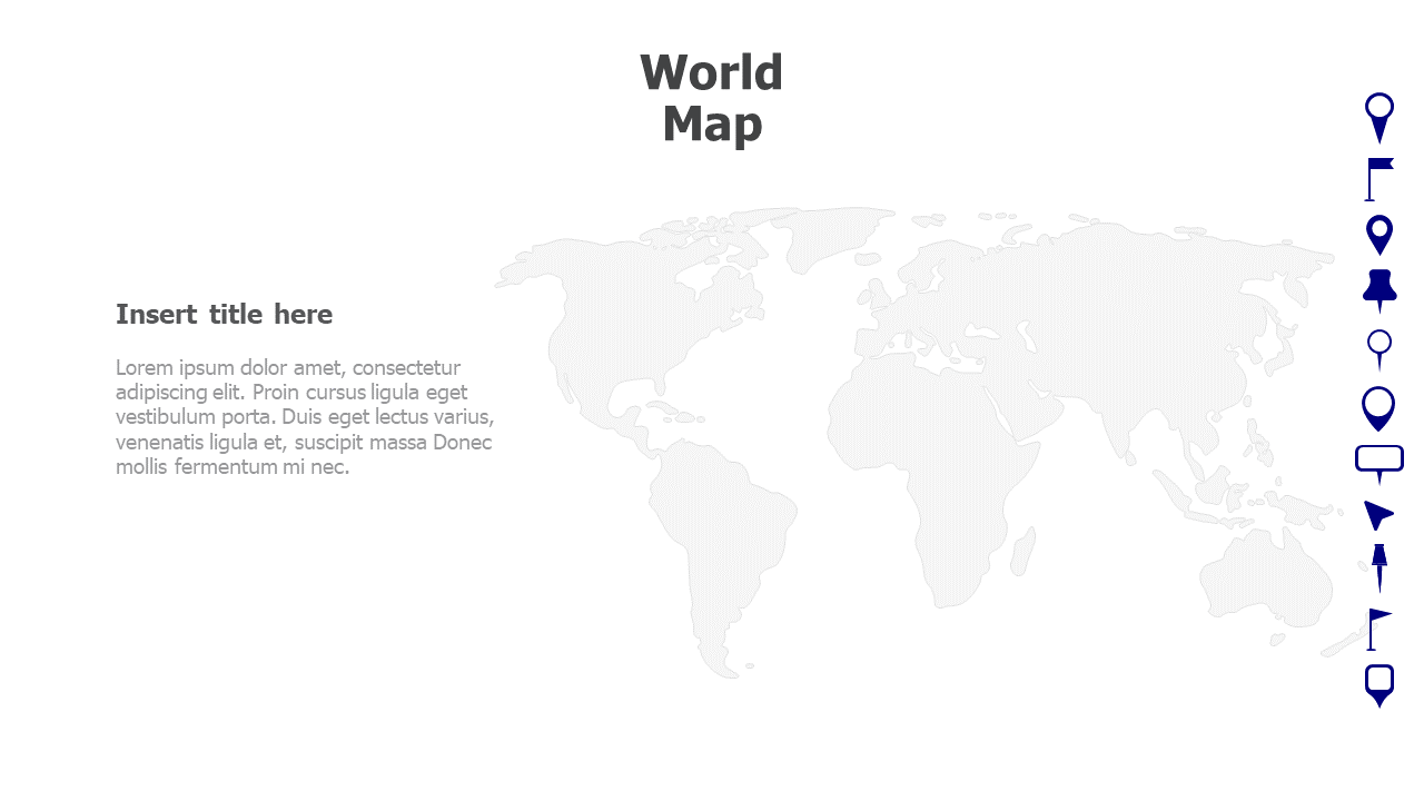 Map,Editable map,pins,countries,counties,infographics,continent,powerpoint,powerpoint infographics,Google slides,Keynote,World Map
