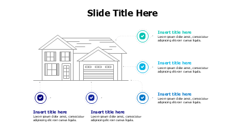 Villa Property Features Infographic Layout