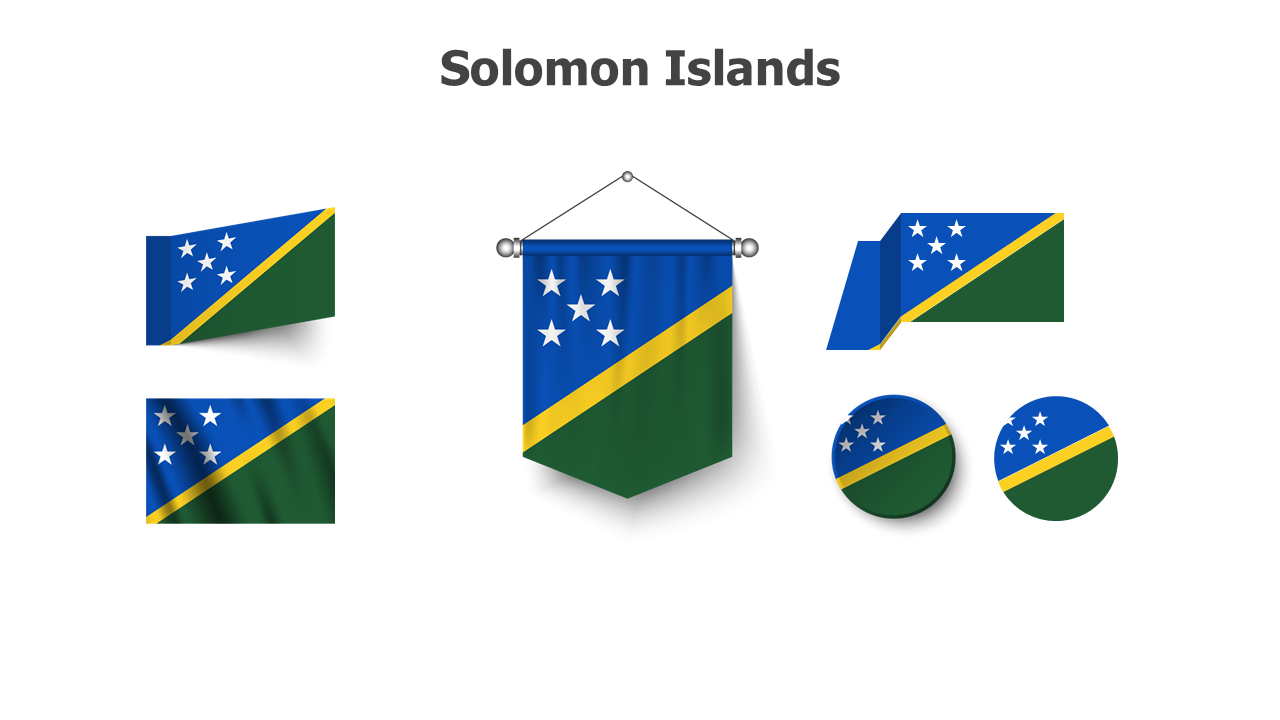 Flag,editable flags,Powerpoint,infographics,slides,Templates,Solomon Islands