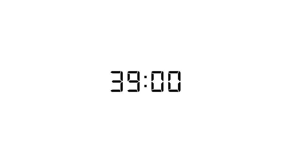 Digital Countdown Display Timer Template | PPT-Design