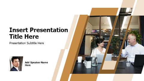 Corporate Angular Stripes Cover Theme