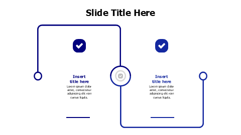 2 points ouline shape comparison infographic