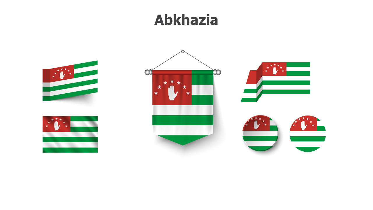 Flag,editable flags,Powerpoint,infographics,slides,Templates,Abkhazia