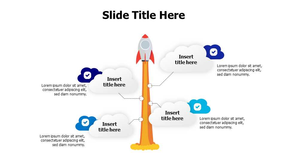 Launch,slides,infographics,Powerpoint,start,kickoff,rocket,launching,up,fire,cloud