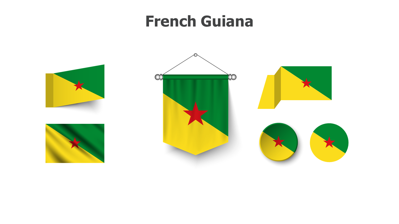 French Guiana flags