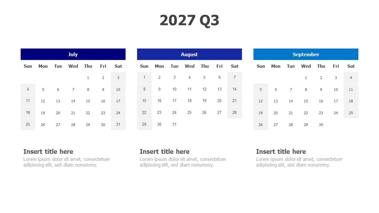 20247 Q3 Calendar