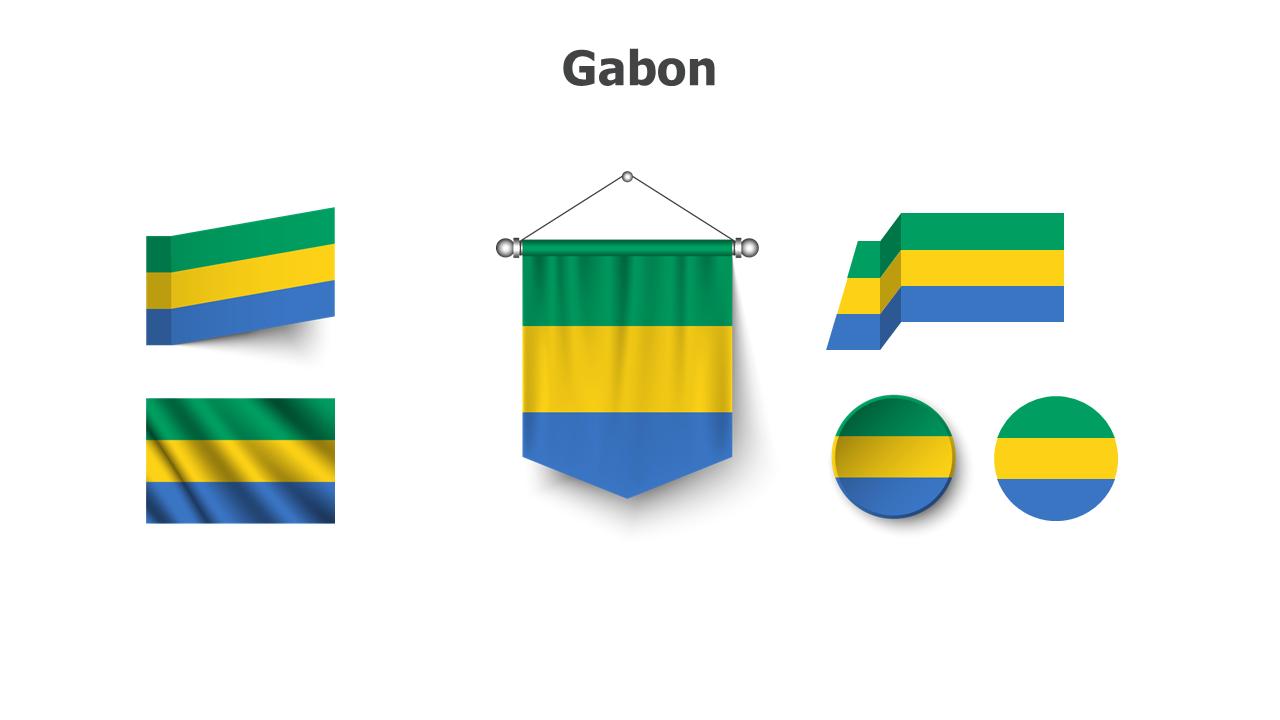 Flag,editable flags,Powerpoint,infographics,slides,Templates,Gabon