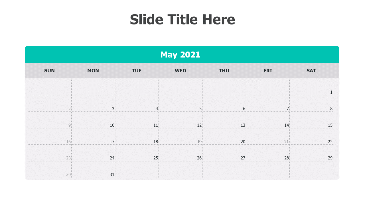Calendar,May 2021