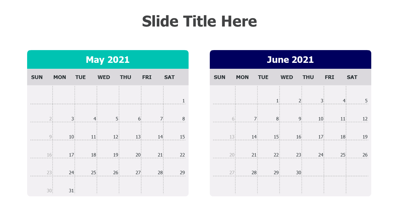 Calendar,May,June,2021