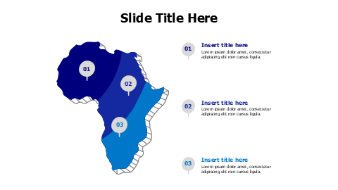 3 points divided africa infographic