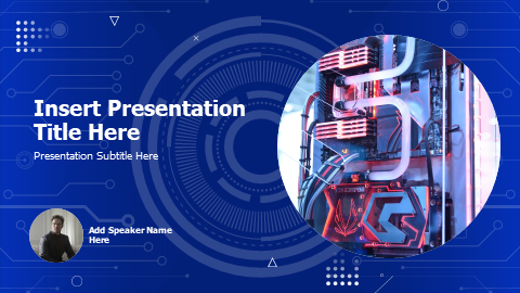 Tech Circuit HUD Cover Template