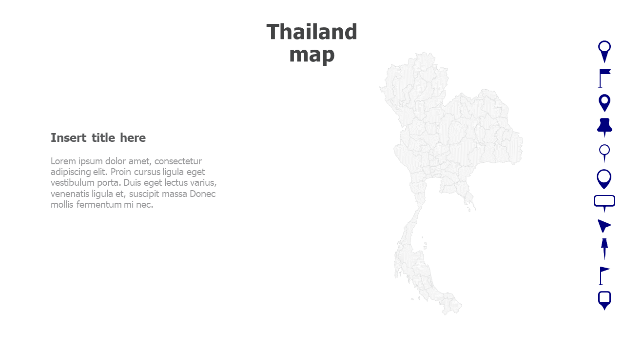 Map,Editable map,pins,countries,counties,infographics,continent,powerpoint,powerpoint infographics,Google slides,Keynote,Thailand map
