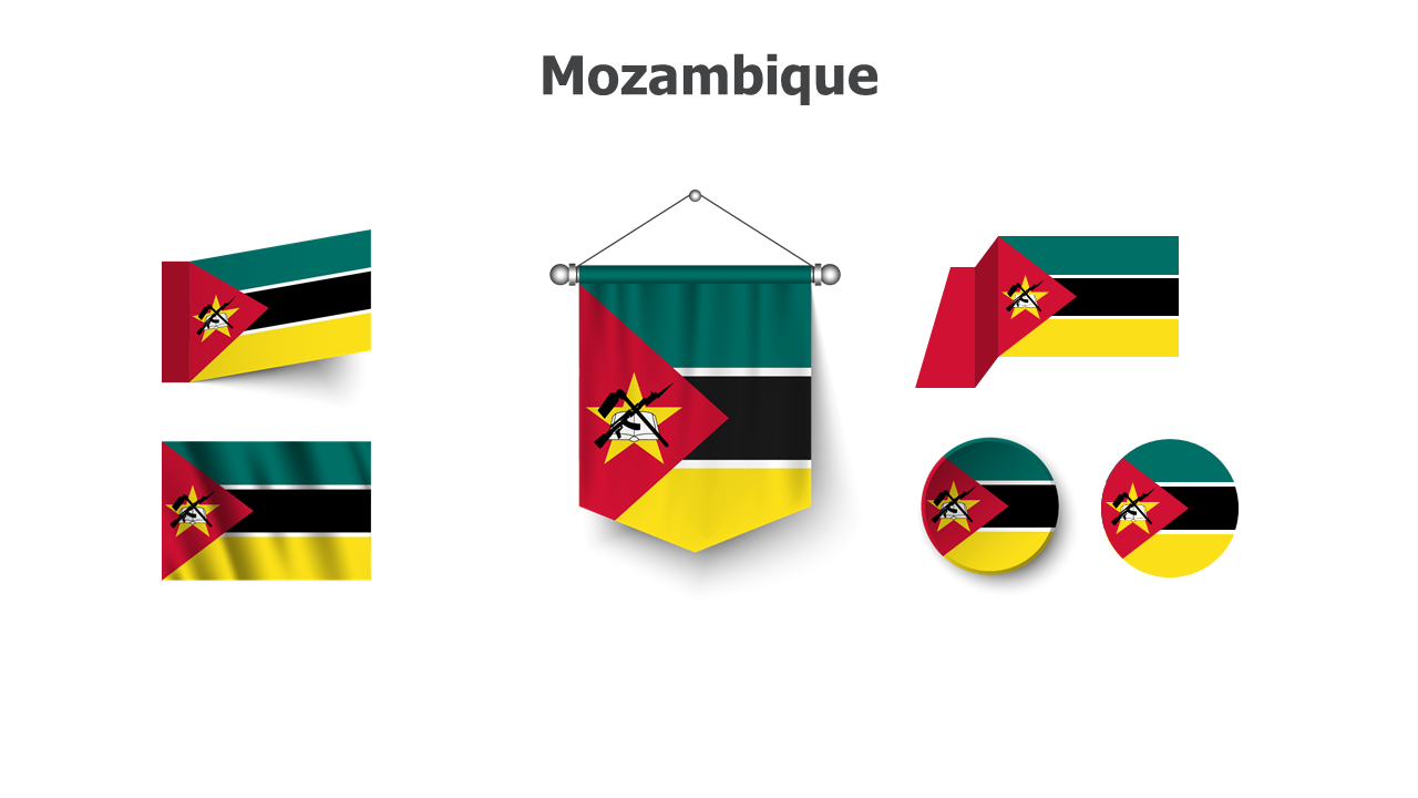 Flag,editable flags,Powerpoint,infographics,slides,Templates,Mozambique