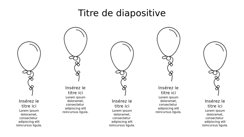 Infographie Contour de Points de Ballons Dessin… | PPT Design