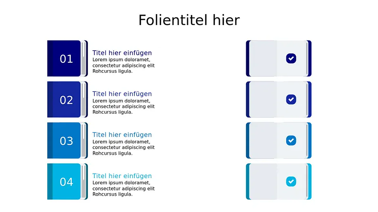4-Schritte Bildungsprozess Sequentielles Layout | PPT Design