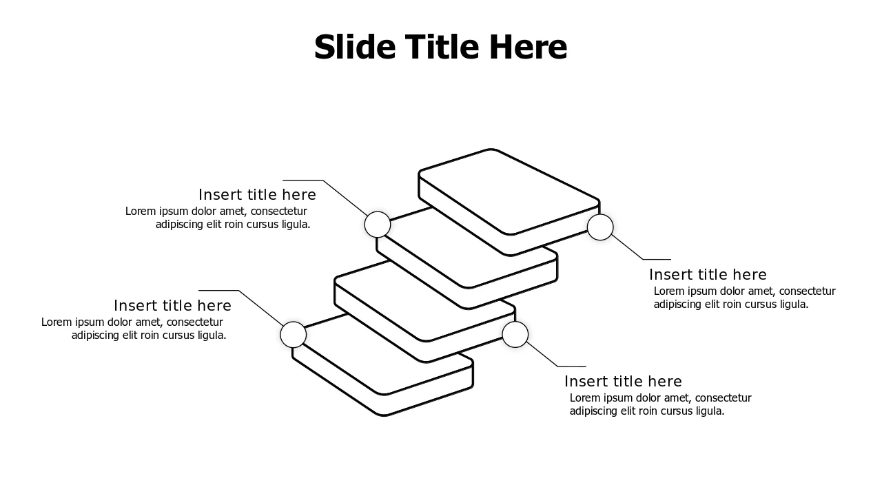 Four Layer Stack Process Diagram | Multipurpose | PPT Design