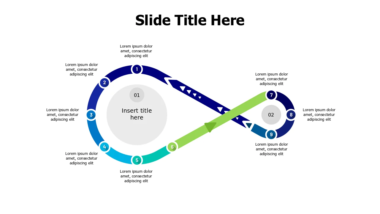 Continuous Process Infinity 8-Step Continuous Process Infinity Cycle | PPT Design
