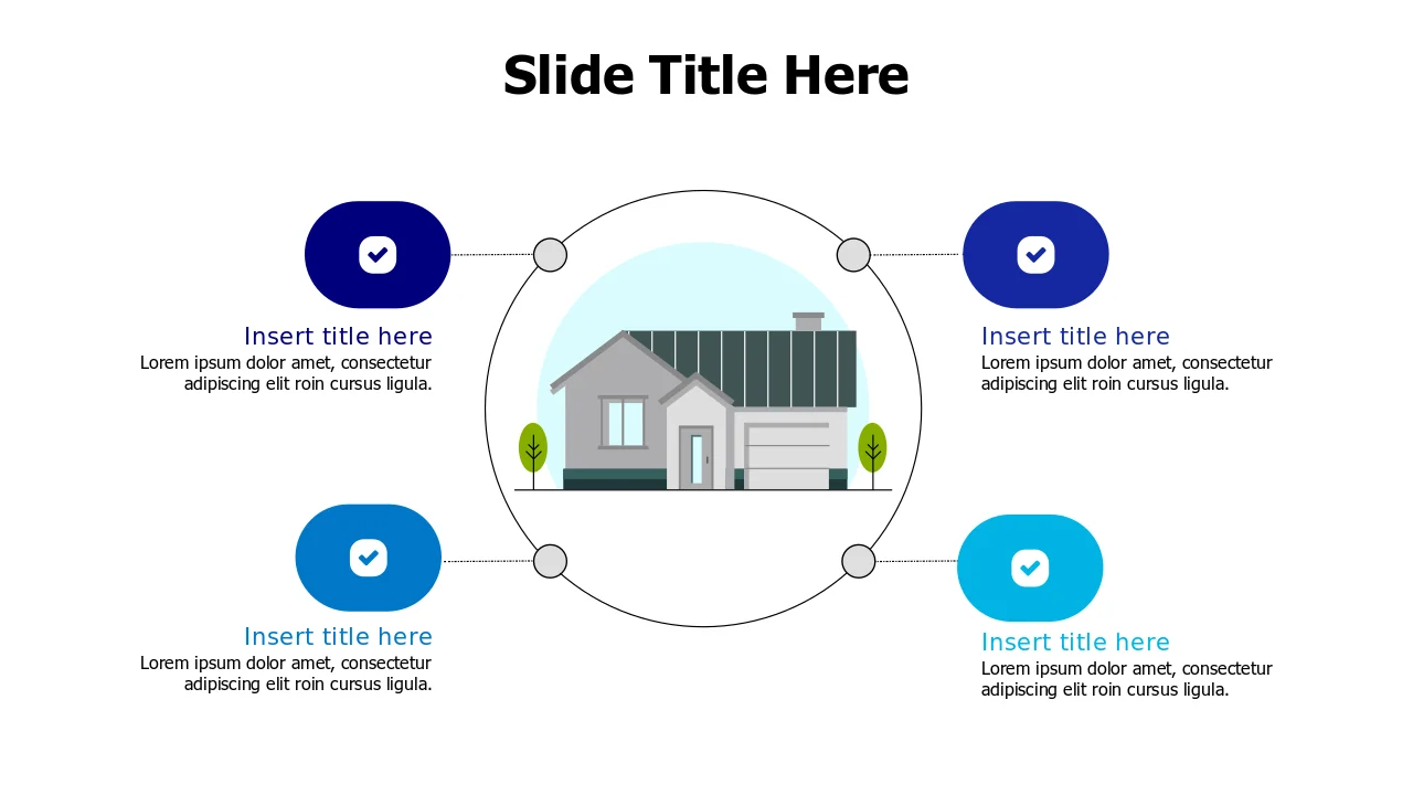 Real Estate Property Analysis Circular Diagram | PPT Design