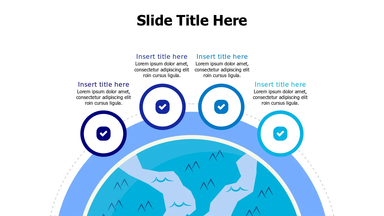 Global Water Distribution Four Point Infographâ€¦ | PPT Design