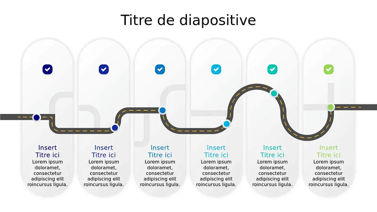 Infographie de Processus de Route Sinueuse en â€¦ | PPT Design