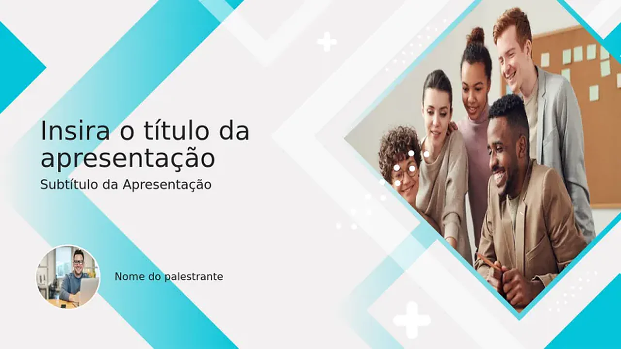 Capa de Título Geométrica para Profissionais dâ€¦ | PPT Design