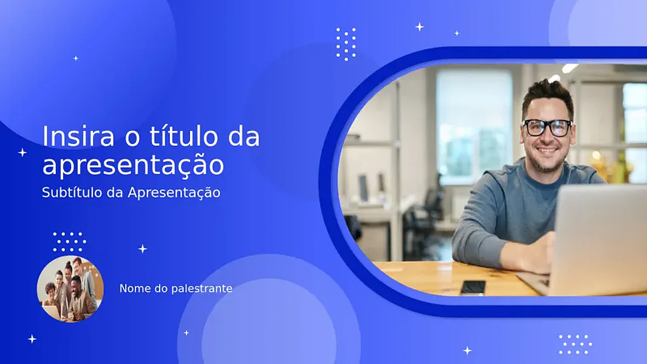 Slide de Capa para Introdução de Palestrante dâ€¦ | PPT Design