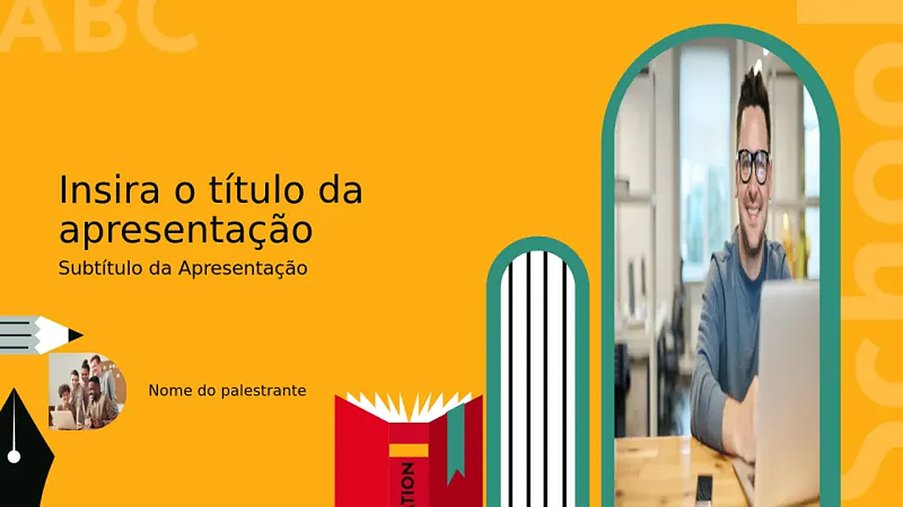 Modelo de Capa para Estudante do Ensino Fundamental