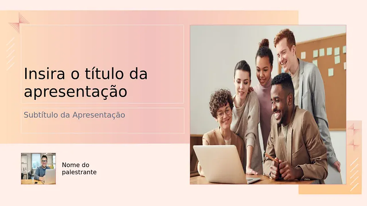 Tema de Capa com Gradiente Claro para Reunião â€¦ | PPT Design