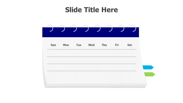 Weekly Schedule Grid Calendar Layout | Calendar | PPT Design
