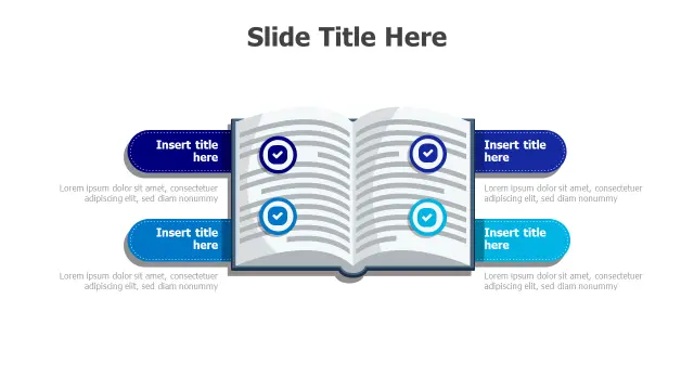 Educational Content Book Infographic Layout | PPT Design