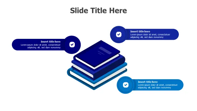 Three Point Educational Checklist Infographic | PPT Design