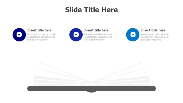 Three Point Checkmark Achievement Layout