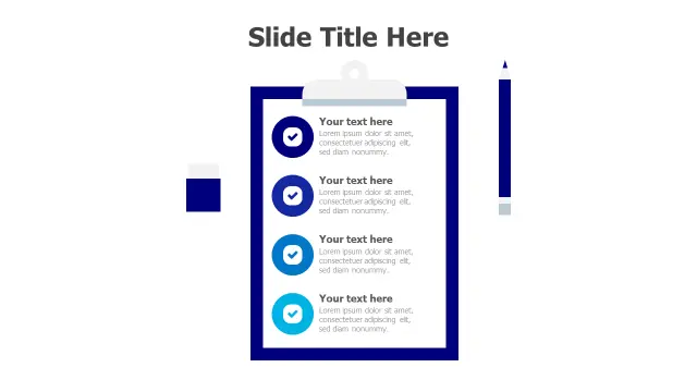 Four Point Checklist Notebook Layout