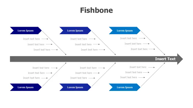 Six Cause Fishbone Analysis Diagram — Alternatâ€¦ | PPT Design