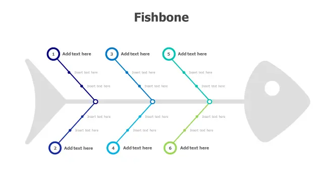 Six Cause Fishbone Analysis Diagram — Professiâ€¦ | PPT Design