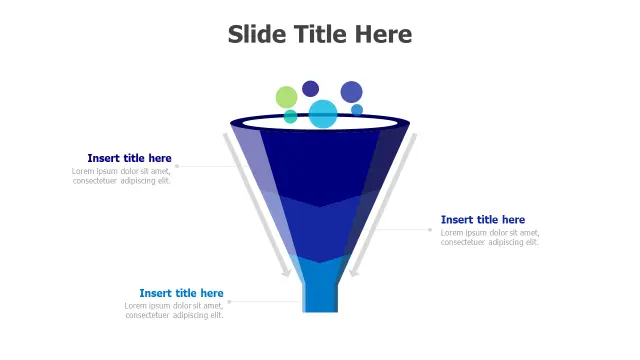Sales Conversion 3-Stage Funnel Infographic | PPT Design
