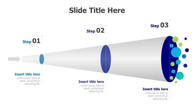 3-Stage Conversion Funnel Infographic | Funnel | PPT Design