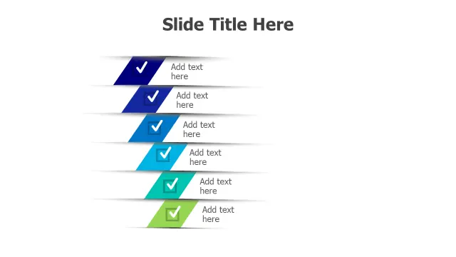 Six Step Checkmark Banner Agenda