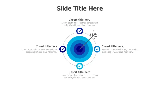 Target Achievement Circular Goals Infographic | PPT Design