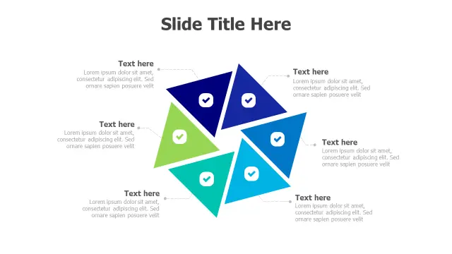 Six Point Hexagon Infographic Layout | Hexagon | PPT Design